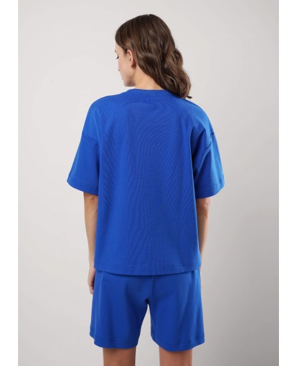 CLE LF25-1163/7 Футболка жен. Морской, синий