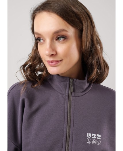 CLE LJ25-100 Куртка жен. Грей, т.серый