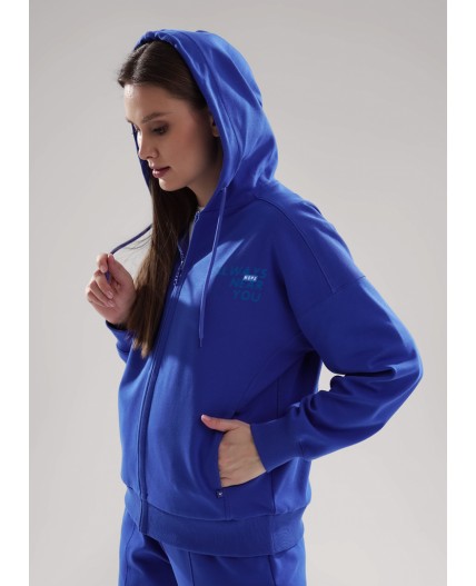 CLE LJ25-1163 Куртка жен. Морской, синий