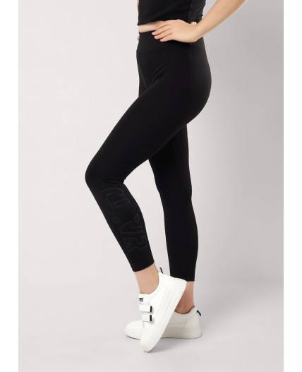 CLE LL25-100 э Лосины жен.спорт. Грей, чёрный