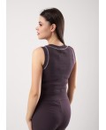 CLE LM25-1159/1 Майка жен. Мускат, кофейный