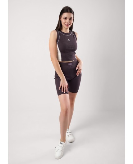 CLE LM25-1159/1 Майка жен. Мускат, кофейный