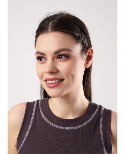 CLE LM25-1159/1 Майка жен. Мускат, кофейный