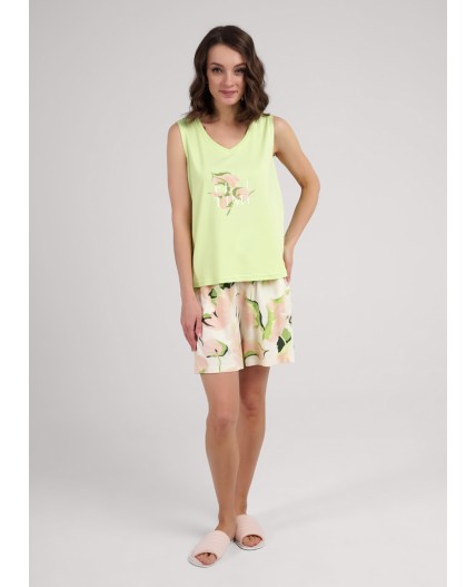 CLE LP25-1111 Комплект жен. Сен-Тропе, св.зелёный/персиковый