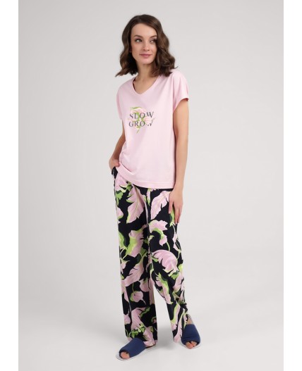 CLE LP25-1111/1 Комплект жен. Сен-Тропе, св.розовый/чёрный