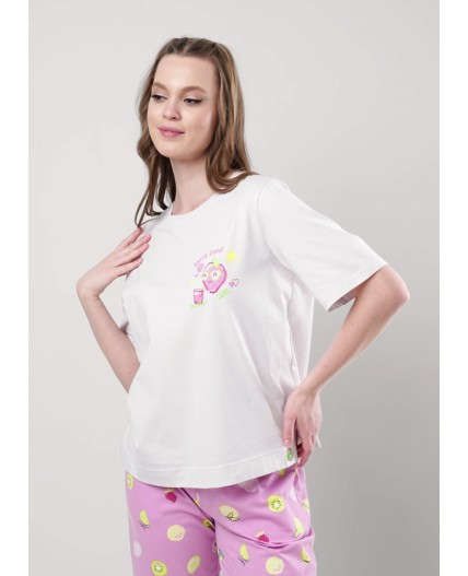 CLE LP25-1158/4 Комплект жен. Витаминка, св.серый/т.розовый