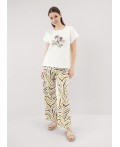 CLE LP25-1164/2 Пижама жен. Бора-Бора, молочный/хаки