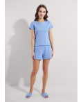 CLE LP25-1169 Пижама жен. Сёрф, голубой