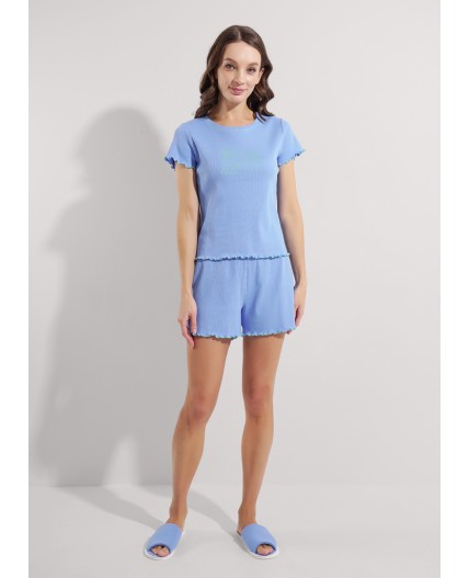 CLE LP25-1169 Пижама жен. Сёрф, голубой