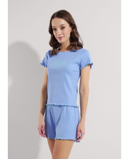 CLE LP25-1169 Пижама жен. Сёрф, голубой