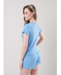 CLE LP25-1169 Пижама жен. Сёрф, голубой