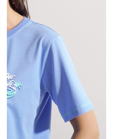 CLE LP25-1169/2 Набор одежды жен. Сёрф, голубой/св.зелёный