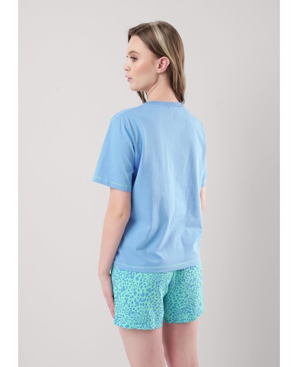 CLE LP25-1169/2 Набор одежды жен. Сёрф, голубой/св.зелёный