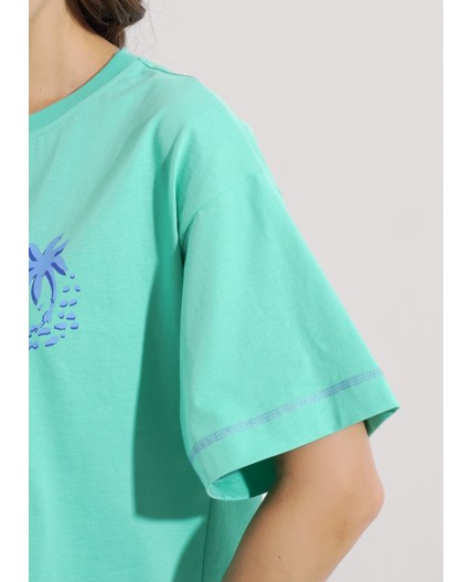 CLE LP25-1169/4 Набор одежды жен. Сёрф, св.зелёный/голубой