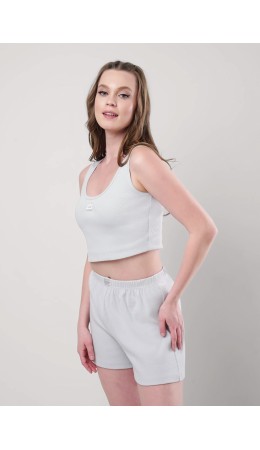 CLE LSET25-1158 Пижама жен. Витаминка, св.серый