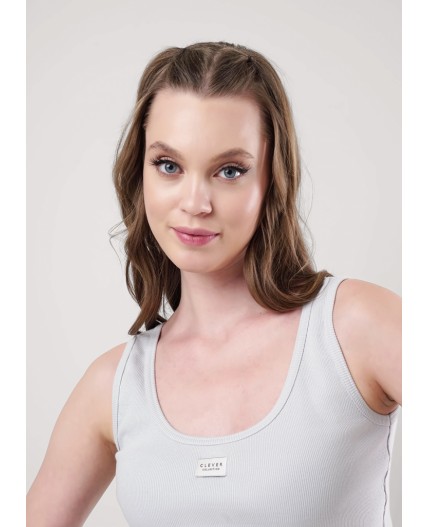 CLE LSET25-1158 Пижама жен. Витаминка, св.серый