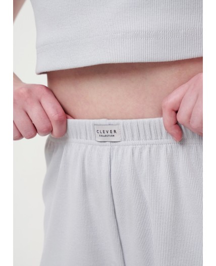 CLE LSET25-1158 Пижама жен. Витаминка, св.серый