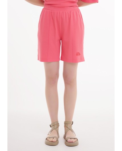 CLE LSH25-1168 Шорты жен. Тропикана, св.красный