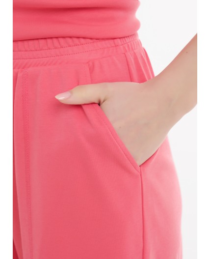 CLE LSH25-1168 Шорты жен. Тропикана, св.красный