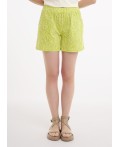 CLE LSH25-1168/2у Шорты жен. Тропикана, горчичный/молочный