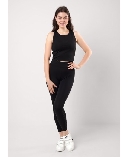 CLE LT25-100 э Майка жен. Грей, чёрный