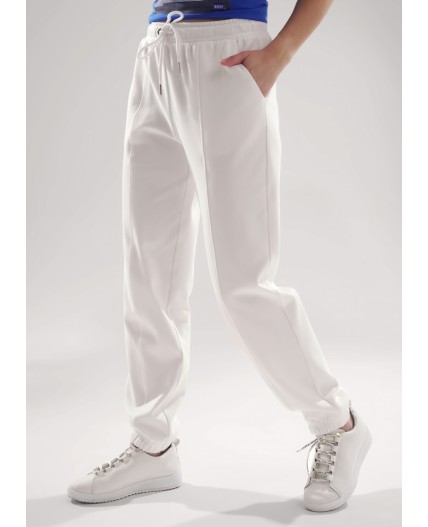 CLE LTR25-1163 Брюки жен. Морской, молочный