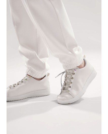 CLE LTR25-1163 Брюки жен. Морской, молочный