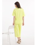 CLE LTR25-1168 Брюки жен. Тропикана, св.жёлтый