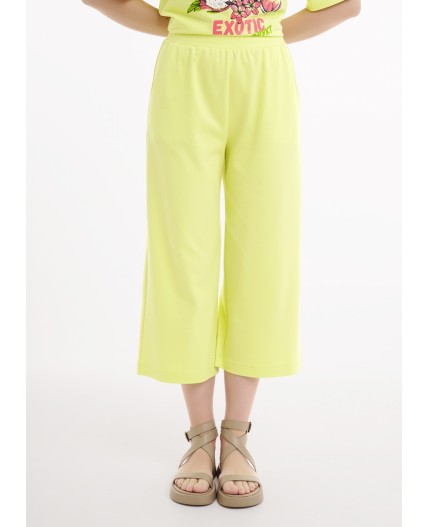 CLE LTR25-1168 Брюки жен. Тропикана, св.жёлтый