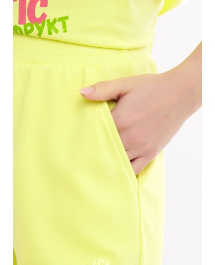 CLE LTR25-1168 Брюки жен. Тропикана, св.жёлтый