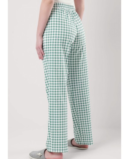 CLE LTR25-968 Брюки жен. Home line ВЛ25, молочный/св.зелёный