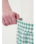 CLE LTR25-968 Брюки жен. Home line ВЛ25, молочный/св.зелёный