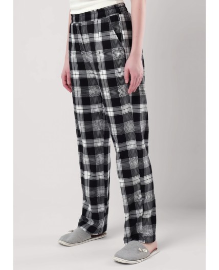 CLE LTR25-968 Брюки жен. Home line ВЛ25, чёрный/молочный