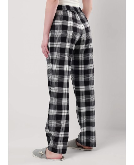 CLE LTR25-968 Брюки жен. Home line ВЛ25, чёрный/молочный