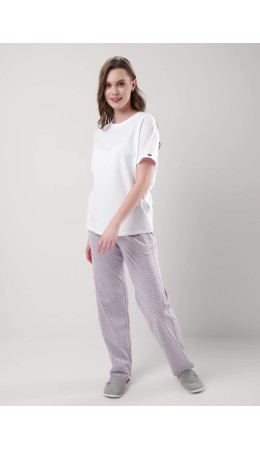 CLE LTR25-968 Брюки жен. Home line ВЛ25, св.сиреневый/фиолетовый