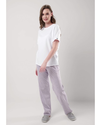 CLE LTR25-968 Брюки жен. Home line ВЛ25, св.сиреневый/фиолетовый