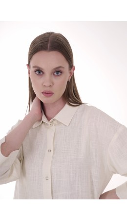 CLE Блузка жен. 253189/170лв, молочный