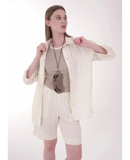 CLE Блузка жен. 253189/170лв, молочный