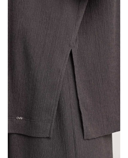 CLE Блузка жен. 256901/175эфо, т.серый