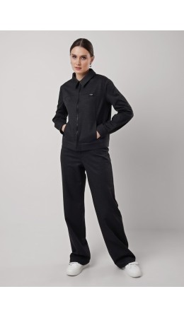 CLE Брюки жен. 256793/163дож, т.серый