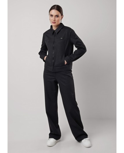 CLE Брюки жен. 256793/163дож, т.серый