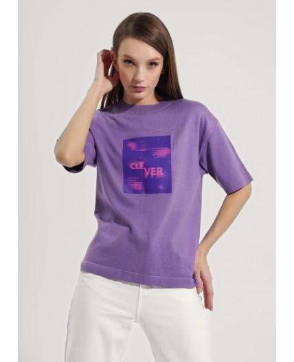 CLE Джемпер жен. 254004ха_п5, фиолетовый