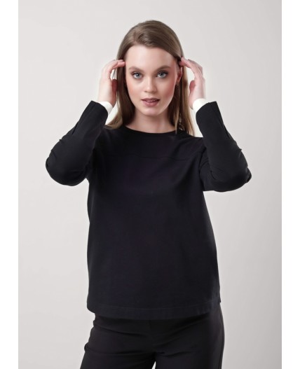 CLE Джемпер жен. 256728/160кдт, чёрный