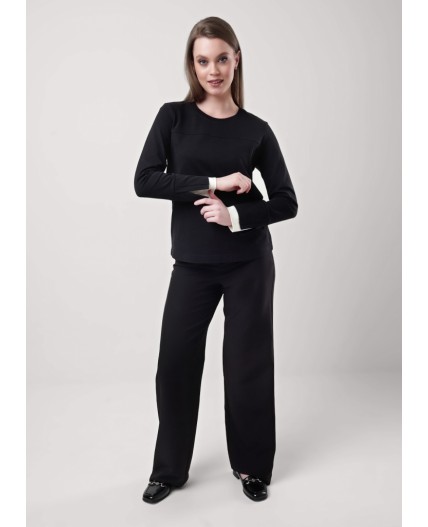 CLE Джемпер жен. 256728/160кдт, чёрный