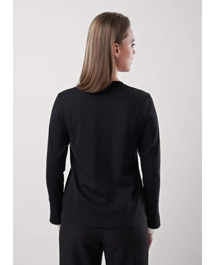 CLE Джемпер жен. 256728/160кдт, чёрный