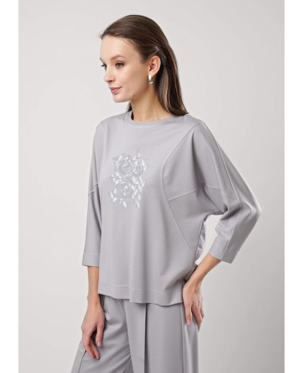 CLE Джемпер жен. 256819/167сд_п, серый