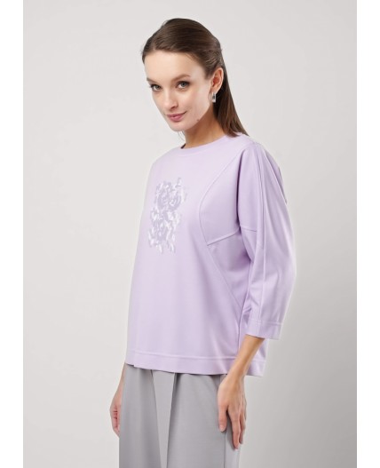 CLE Джемпер жен. 256819/167сд_п, св.фиолетовый