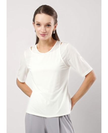 CLE Джемпер жен. 256824/167в, молочный