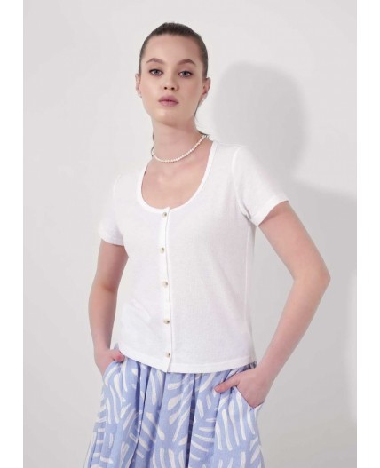 CLE Джемпер жен. 256913/177эф, молочный