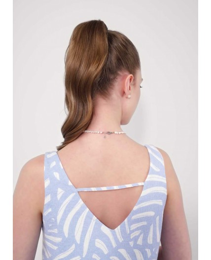 CLE Джемпер жен. 256914/177эфн, молочный/голубой